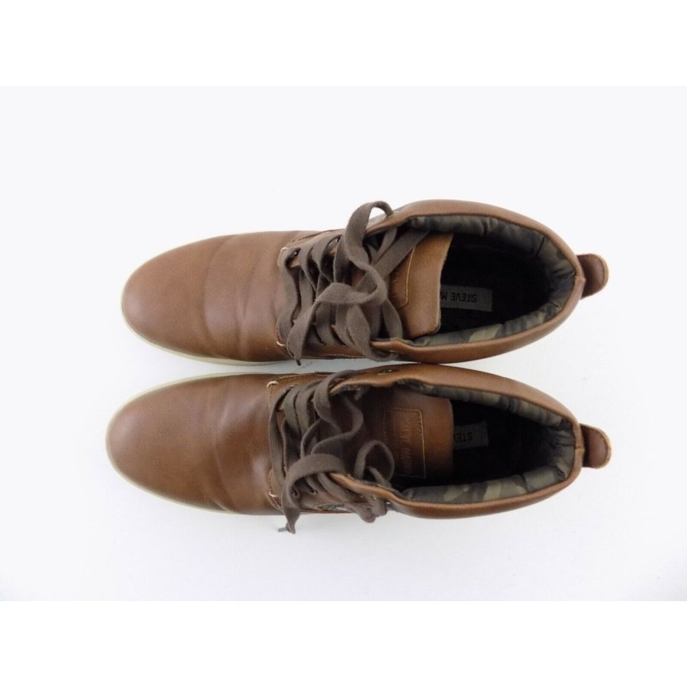 Steve Madden Frazier Brown Mens Size 8.5M Fashion Sneakers High-Top Shoes - Picture 5 of 6